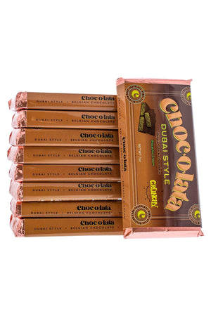 CHOCOLATA Dubai Style Crunchy Bar Dark Chocolate