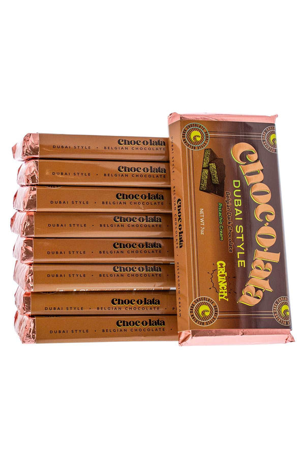 CHOCOLATA Dubai Style Crunchy Bar Dark Chocolate