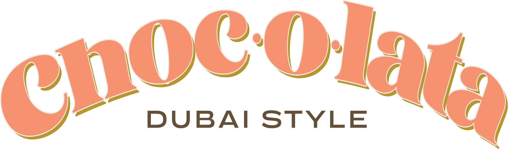 Chocolata Dubai Style text logo no background